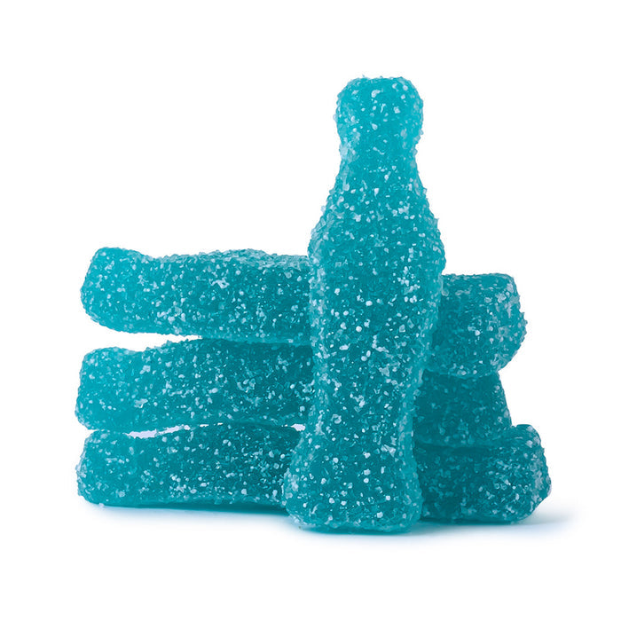 Clever Candy Gummy Sour Blue Raz Bottles - 6.6lbs