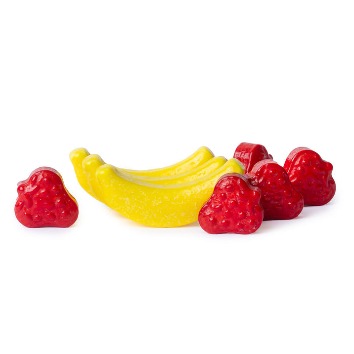 Clever Candy Silly Strawberry And Banana Dextrose Candy - 10lbs