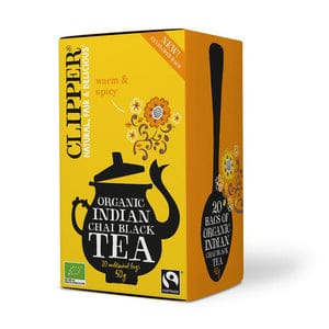 Clipper Organic Indian Chai Black Tea /Green Tea and Lemon/ Lemon and Ginger  20 Tea Bags Deliciously refreshing, aromatic and rich tea-5021991941597 Hannah's Variety Store