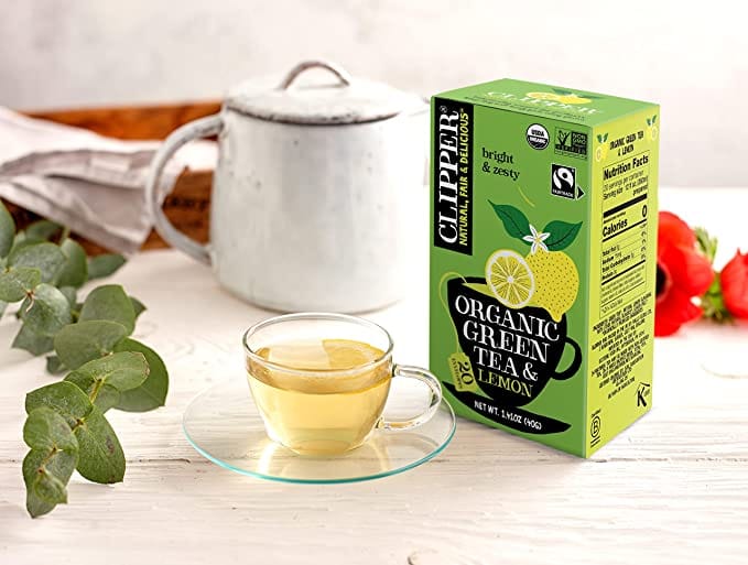 Clipper Organic Indian Chai Black Tea /Green Tea and Lemon/ Lemon and Ginger  20 Tea Bags Deliciously refreshing, aromatic and rich tea-5021991941597 Hannah's Variety Store