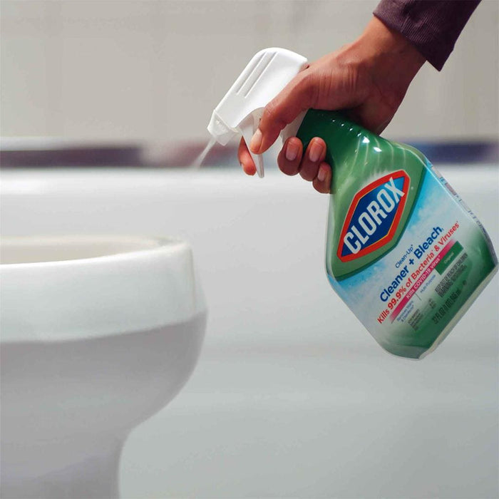 Clorox Clean-Up Cleaner, Bleach and Disinfectant 5.32 L + 946 mL / 180 oz + 32 oz. The power of Clorox in the comfort of a spray bottle.-12463 Hannah Frederick