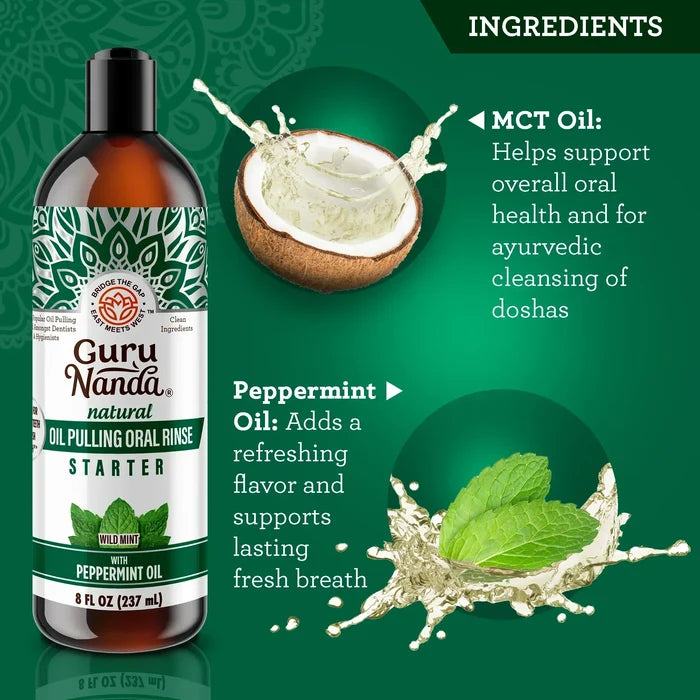 Coconut & Peppermint Oil Pulling – 8 fl. oz.
