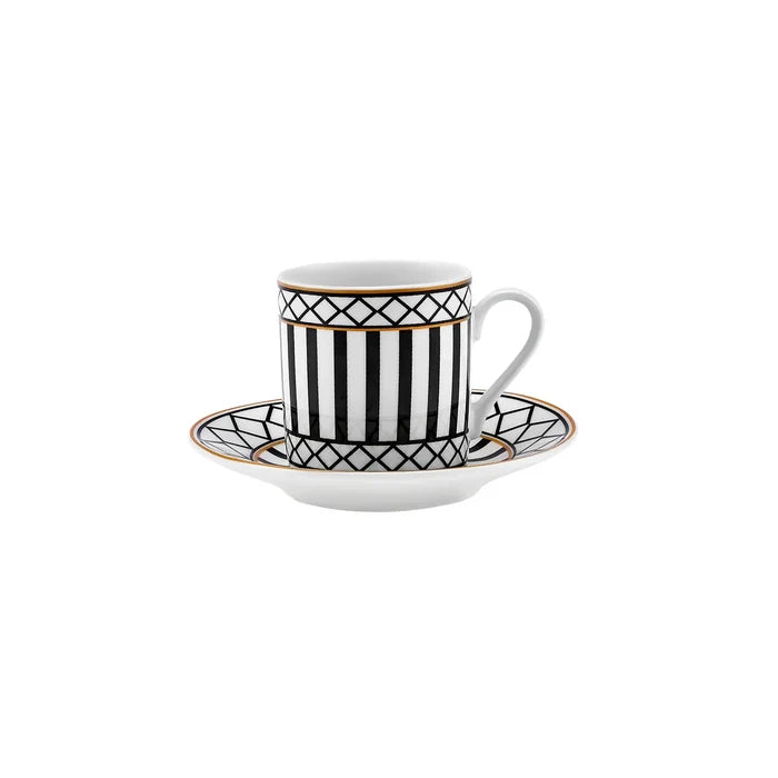 Coffret de tasses à café Karaca Helenistik pour 6 personnes, 80 ml