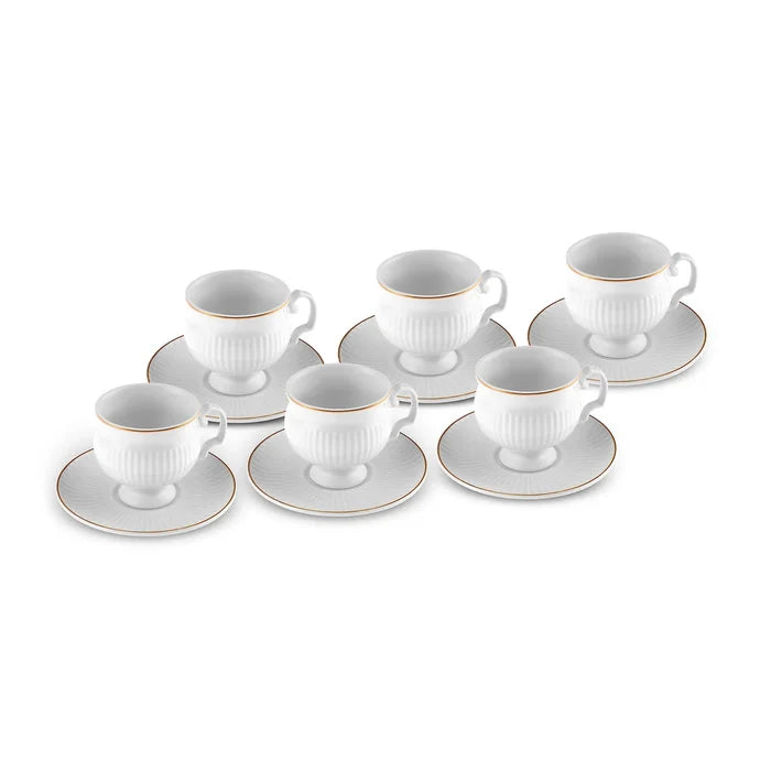 Coffret de tasses à café Karaca Malta pour 6 personnes, 100 ml