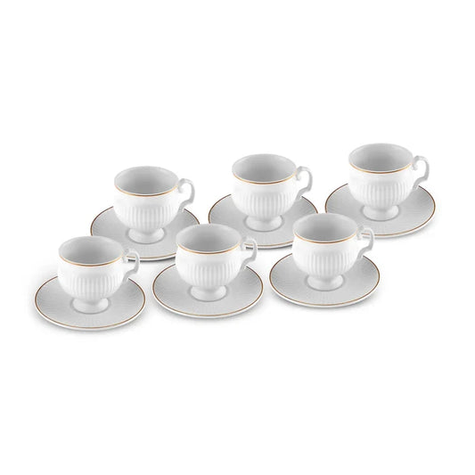 Coffret de tasses à café Karaca Malta pour 6 personnes, 100 ml