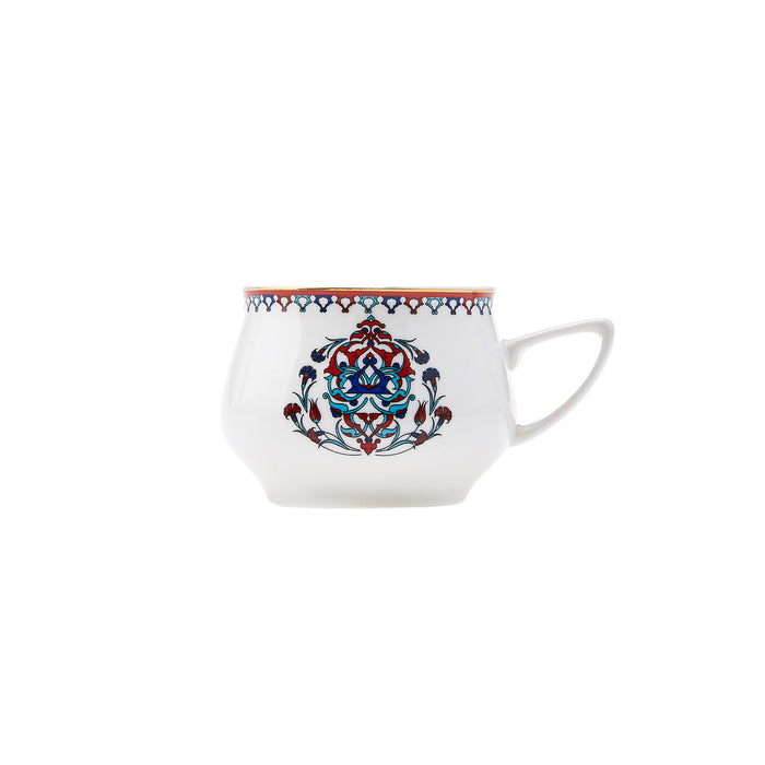 Coffret de tasses à café Karaca Nakkaş pour 6 personnes, 100 ml