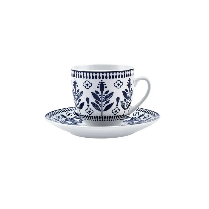 Coffret de tasses à café Karaca Peyker pour 6 personnes, 85 ml