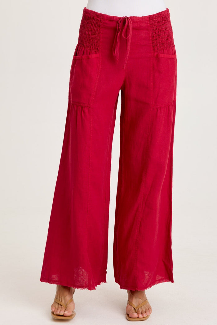 XCVI Coleson Linen Wide Leg Pant