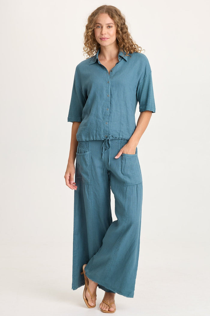 XCVI Coleson Linen Wide Leg Pant