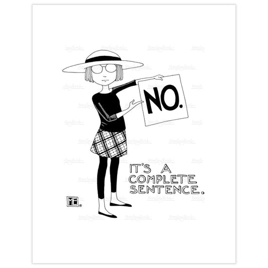 Complete Sentence Fine Art Print