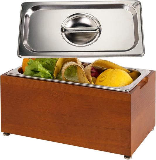 Compost Bin, Rust Proof Stainless Steel Insert - Eco Trade Company
