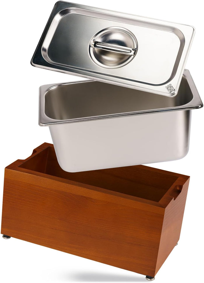 Compost Bin, Rust Proof Stainless Steel Insert - Eco Trade Company