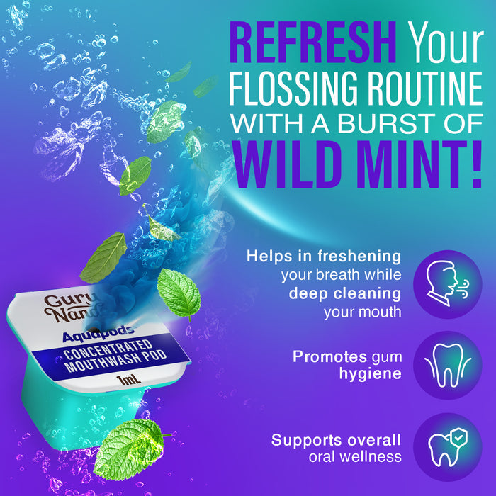 Concentrated Mouthwash Aquapods – 60 Count