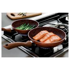 Copper Stone Pans - 4pc Set - TVShop