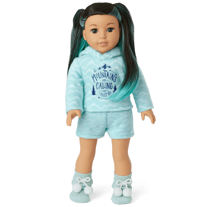 Corinne’s™ Powder Blue Pajamas for 18-inch Dolls