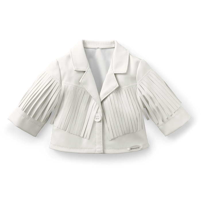 Courtney’s™ White Fringe Jacket for 18-inch Dolls (Historical Characters)