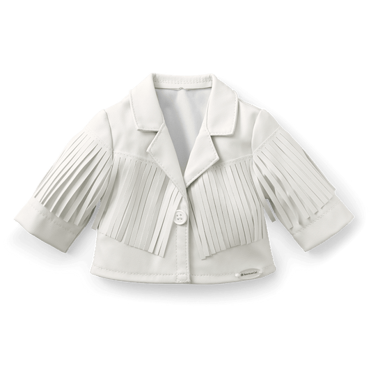 Courtney’s™ White Fringe Jacket for 18-inch Dolls (Historical Characters)