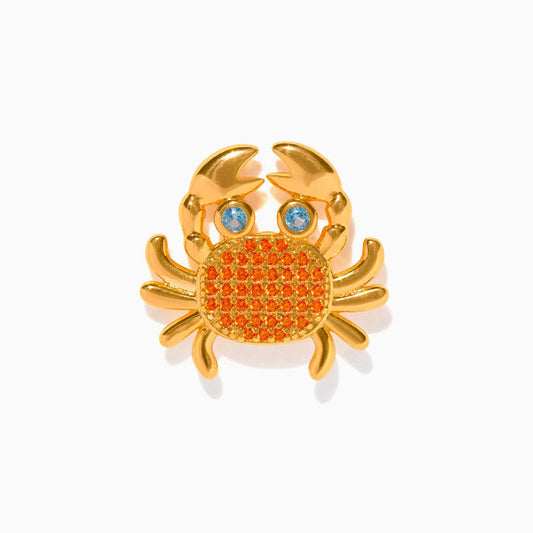 Crab Brooch