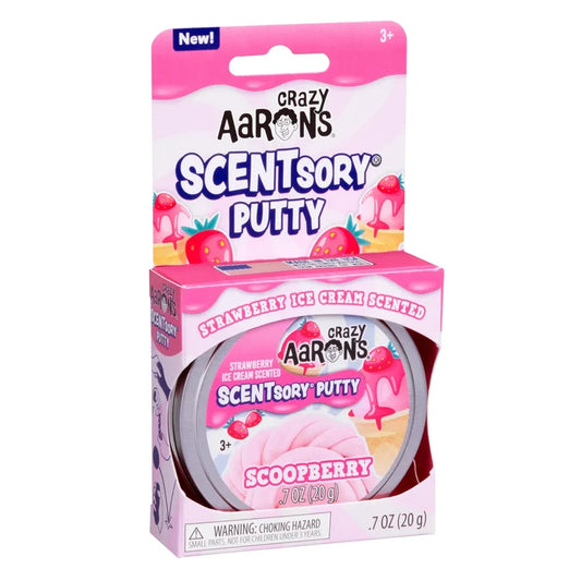 Crazy Aarons SCENTsory® Scoopberry Medium 2.75 Inch Thinking Putty Tin