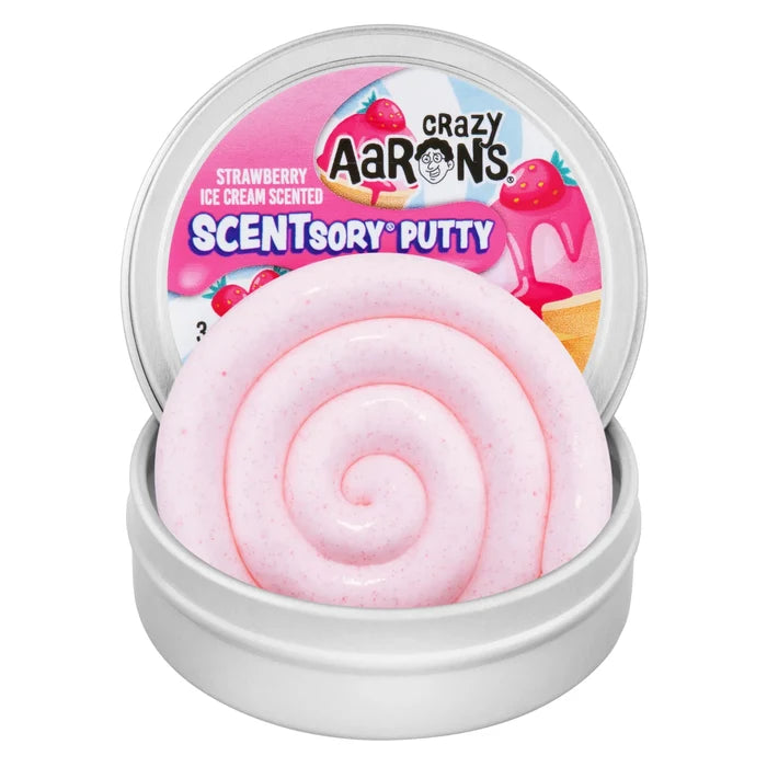 Crazy Aarons SCENTsory® Scoopberry Medium 2.75 Inch Thinking Putty Tin