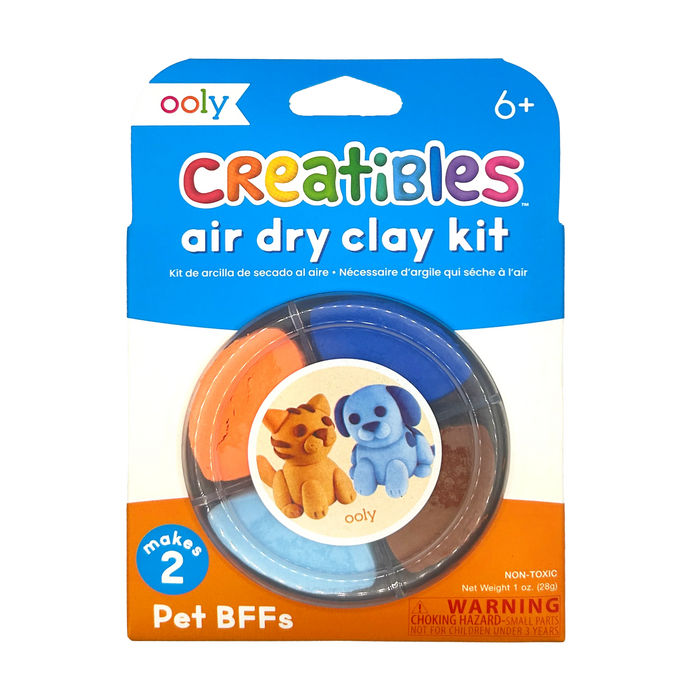 Creatibles Mini Air Dry Clay Kit - Pet BFFs - 2 Designs