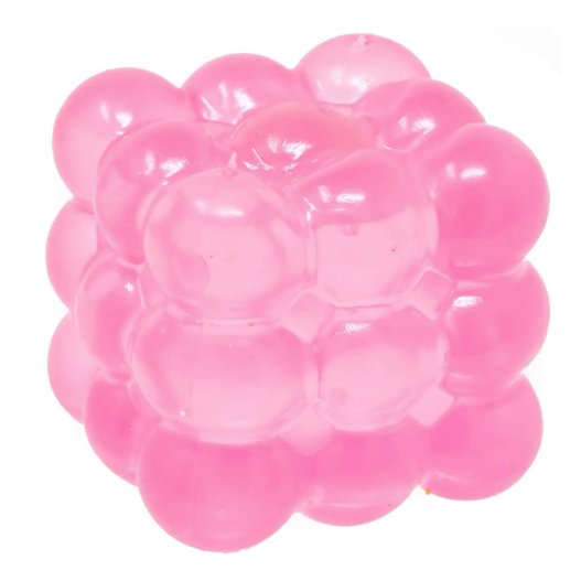 Cubee 2.5 Inch Embossed Cube Sugar Squish Slow Rise Sensory Toy - Assorted