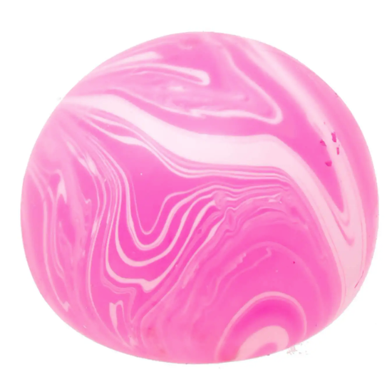 Cubee 2.5 Inch Marbled Round Sugar Squish Slow Rise Sensory Toy - Assorted