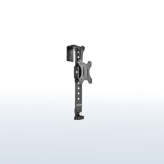 Cubicle wall monitor mounting accessory.