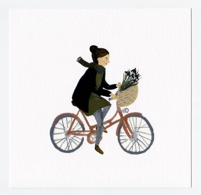 Cycling 7x7 print
