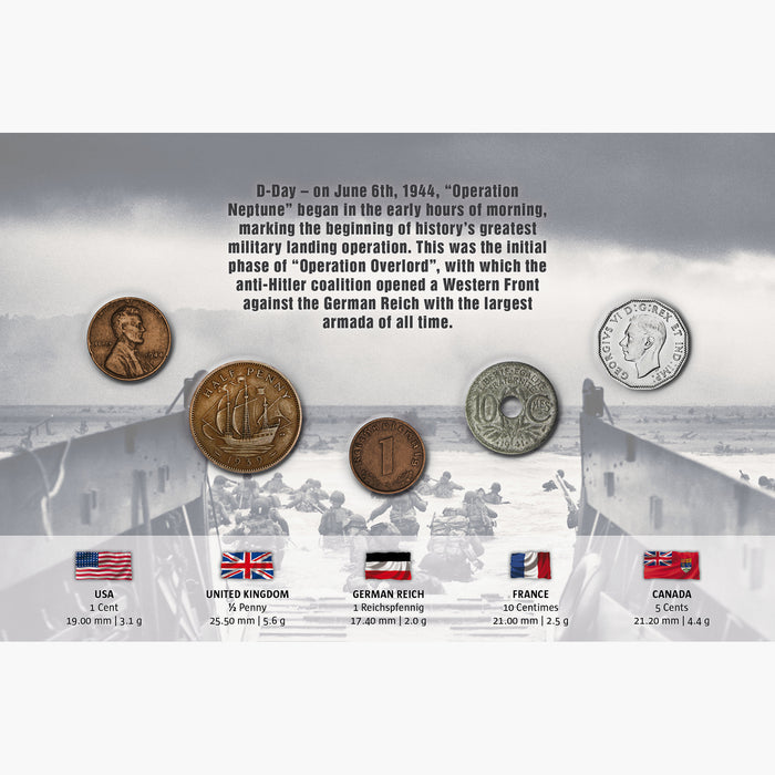 D-Day The Five Forces Coin Collector Set