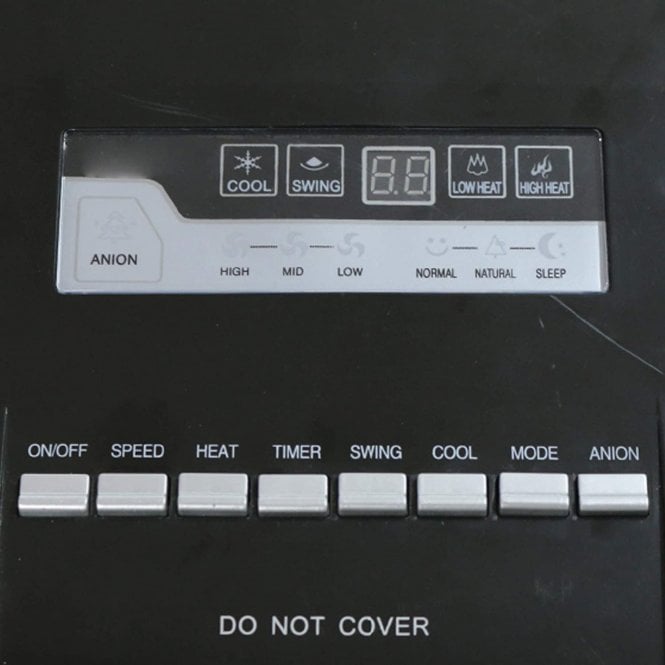 Daewoo 6.5Lt  Fan Heater | Humidifier | Air Purifier | Air Cooler |Black COL1068GE