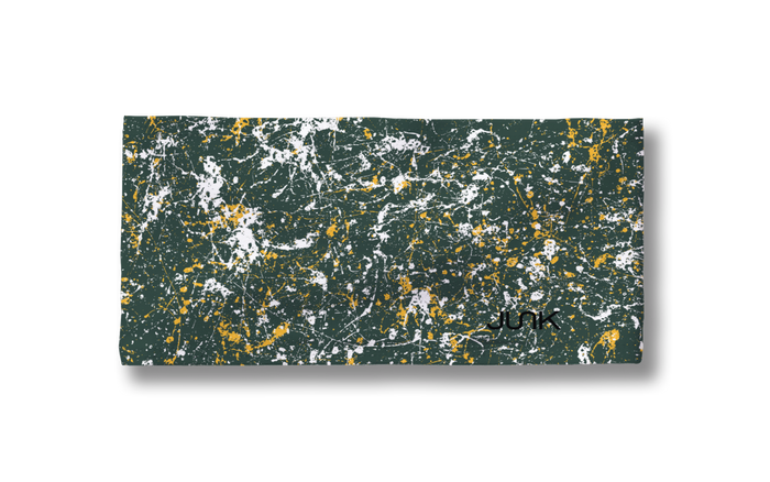 Dark Green White Splatter Big Bang Lite Headband - View 3