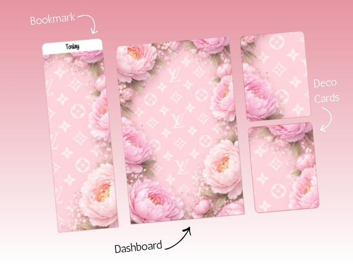 Dash Bundle | A5 Rings | Pink L Floral 2
