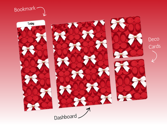 Dash Bundle | A5 Rings | Red Coach Bows