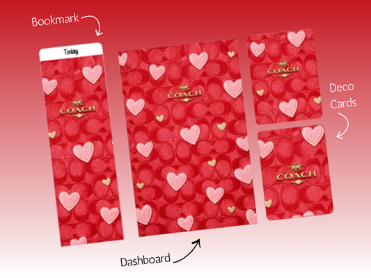 Dash Bundle | A5 Rings | Red Coach Hearts