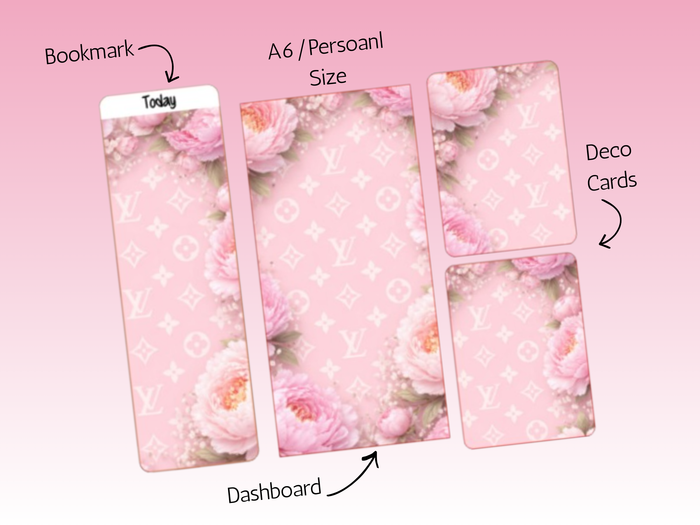 Dash Bundle | A6 Rings | Pink L Floral 2