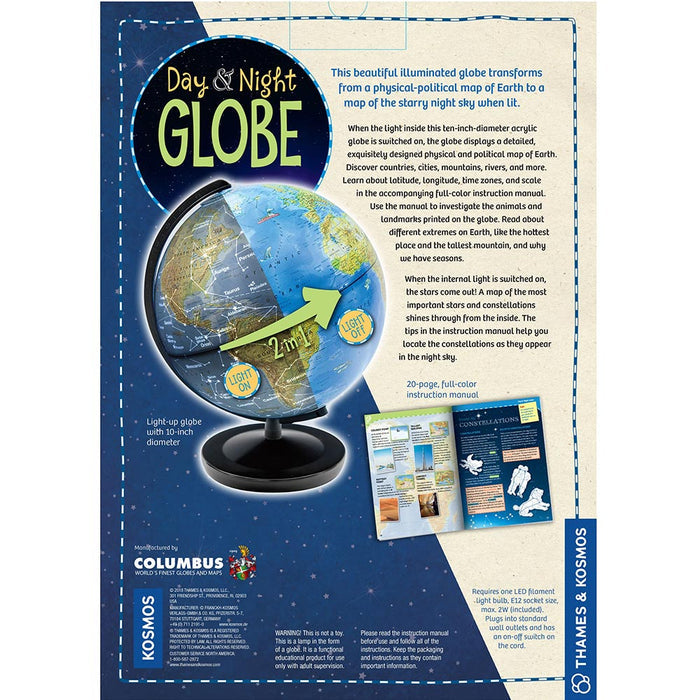 Day & Night Globe Globes Thames & Kosmos