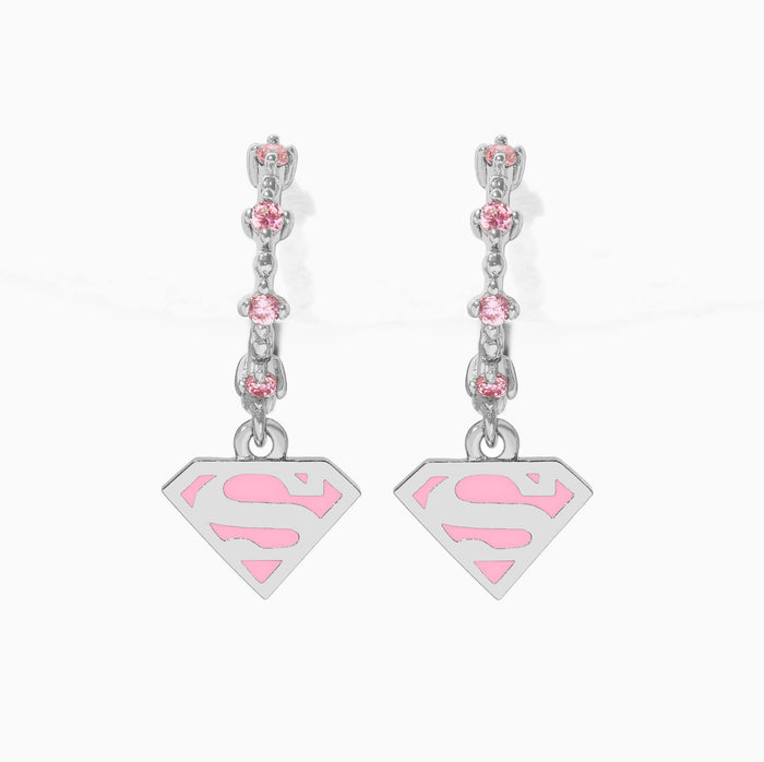 DC Supergirl Dangle Hoops