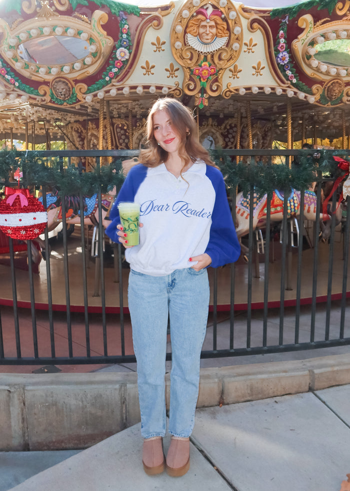 dear reader collar crewneck