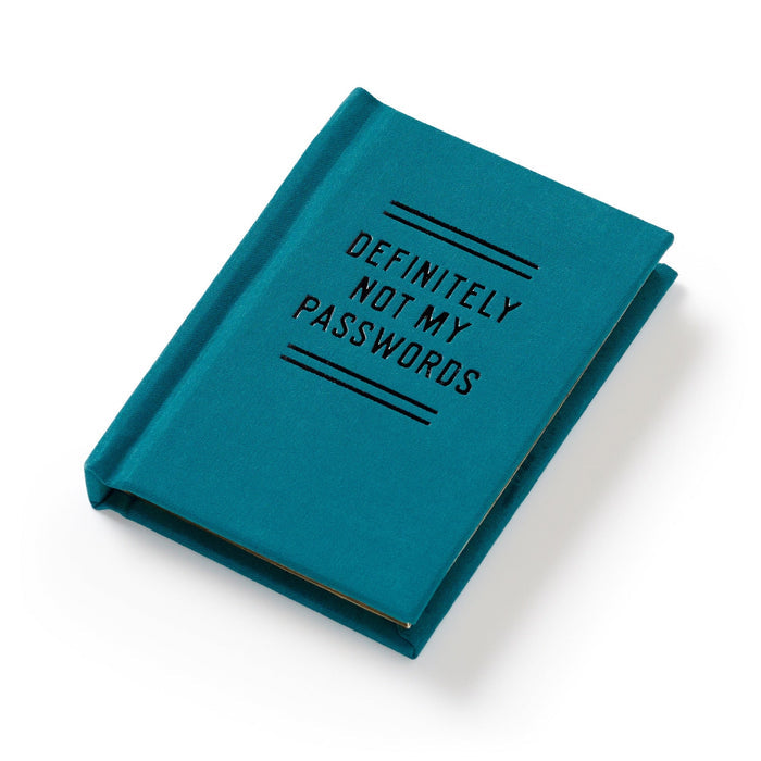 Definitely Not My Passwords - Password Diary Journal Brass Monkey Goods
