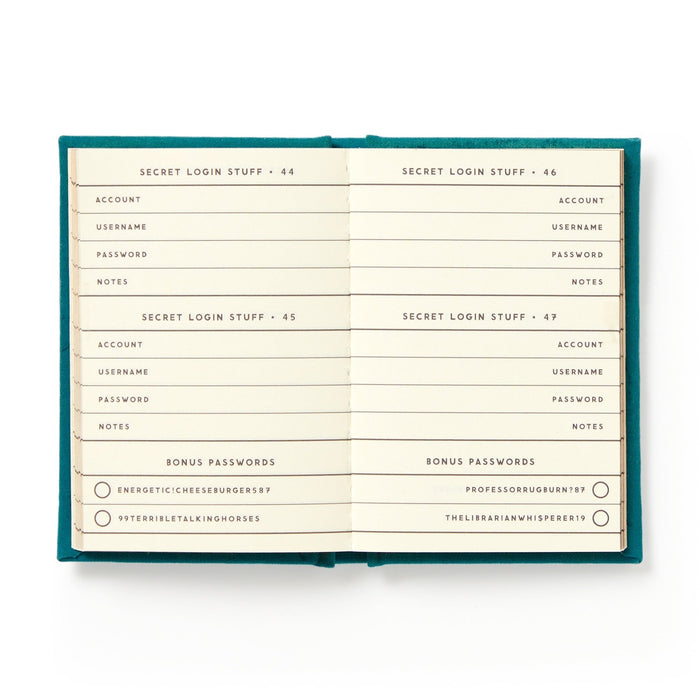 Definitely Not My Passwords - Password Diary Journal Brass Monkey Goods