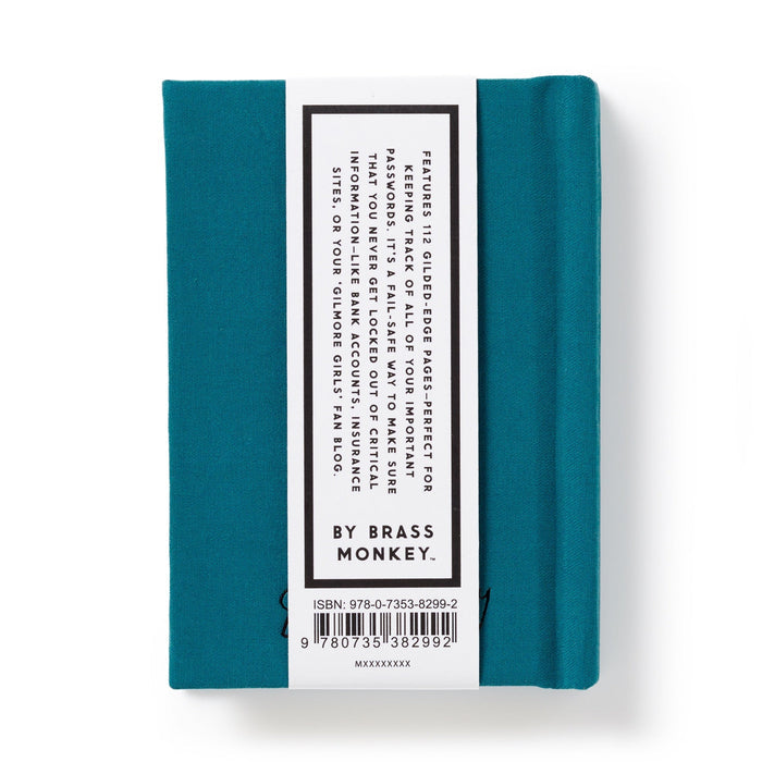 Definitely Not My Passwords - Password Diary Journal Brass Monkey Goods