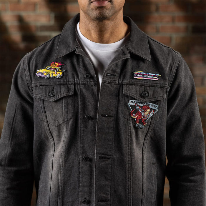 RSVLTS RSVLTS Denim Jacket Denim Dan (Vintage Black) – Classic Denim Jacket Denim Dan (Vintage Black) – Classic Denim Jacket