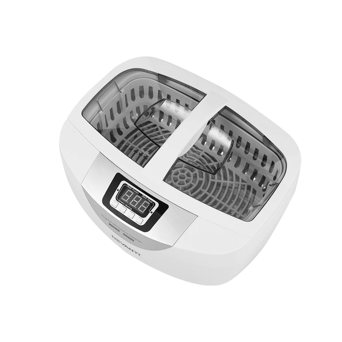 Devanti 2500ml Ultrasonic Cleaner Heater Jewellery Glasses Cleaning Machine 70W - Devanti