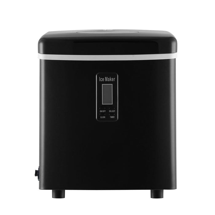 DEVANTI 3.2L Portable Ice Cube Maker Machine Benchtop Counter Black -Home Living Store - -
