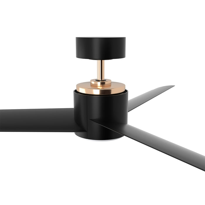Devanti 52 Ceiling Fan DC Motor w/Light w/Remote - Black - Devanti