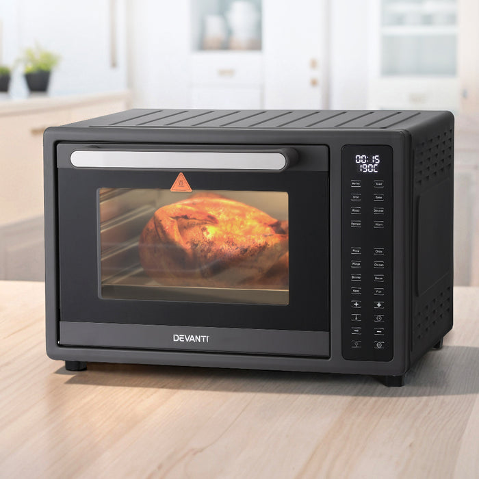 Devanti Air Fryer 32L W/ LCD Touch Oven 1700W - Devanti