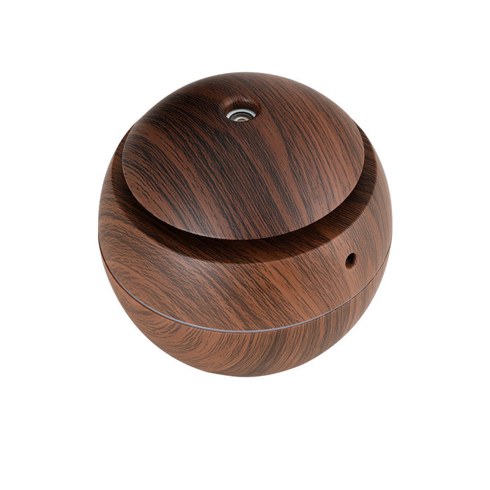 Devanti Aroma Diffuser Aromatherapy Dark Wood 130ml - Devanti