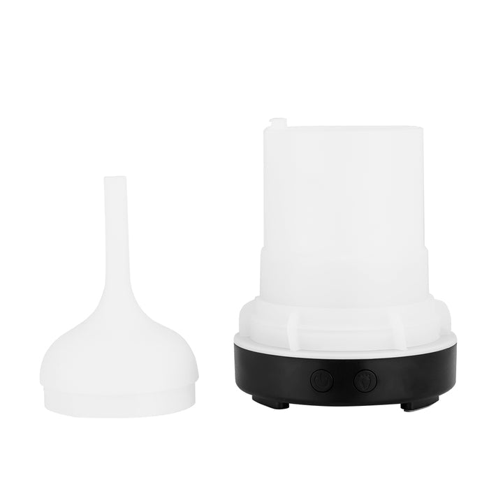 Devanti Aromatherapy Aroma Diffuser Essential Oil Humidifier LED Glass Marble - Devanti