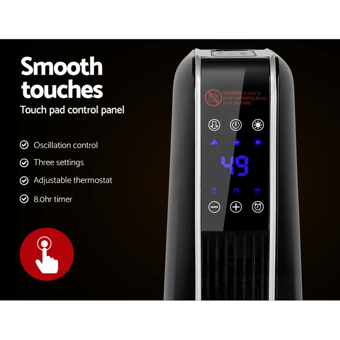 Devanti Electric Ceramic Tower Heater 2400W - Devanti
